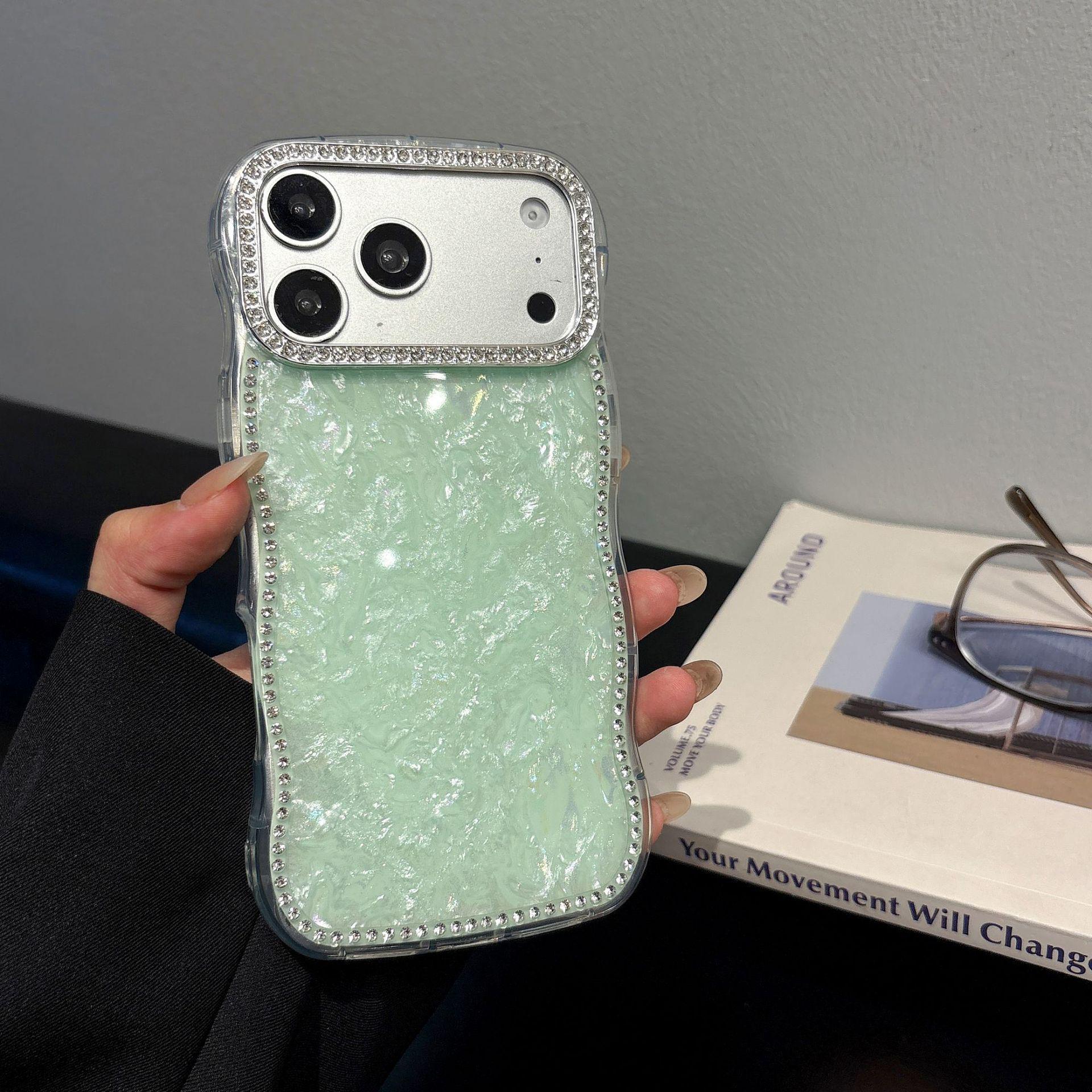 iPhone 17 Pro Max IMD Shell Texture Case with Side Rhinestones - Apple 16 Pro Full Coverage Anti-fall Protector iPhone 15 Pro світло-зелений колір
iPhone 17 Pro Max IMD Shell Texture Case with Side Rhinestones - Apple 16 Pro Full Coverage Anti-fall Protector iPhone 15 Pro світло-зелений колір