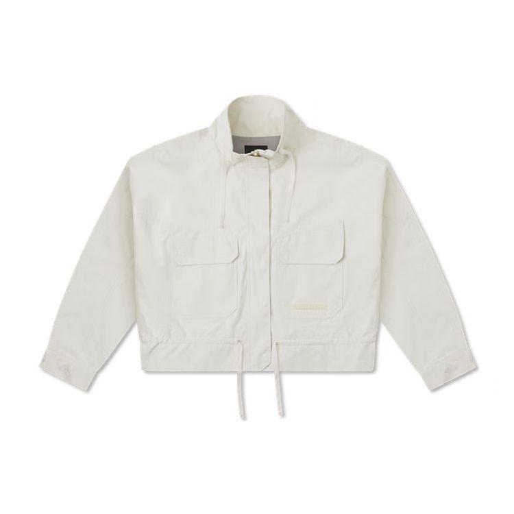 Converse Solid Color Loose-Fit Short Stand-Collar Long-Sleeve Jacket Women Jackets White 10026915-A01
Converse Solid Color Loose-Fit Short Stand-Collar Long-Sleeve Jacket Women Jackets White 10026915-A01