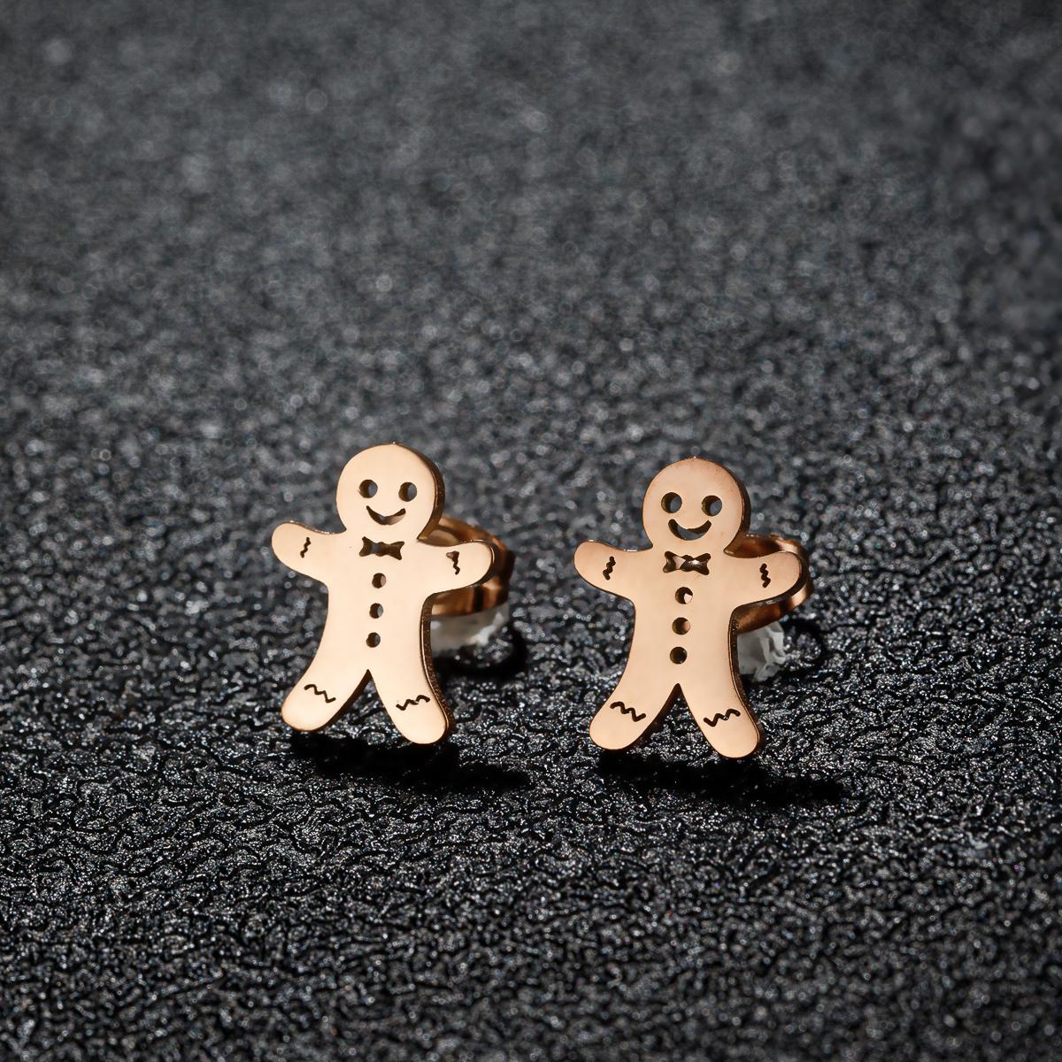 Cartoon Gingerbread Man Stud Women S Earrings Chirstmas Gift Hypoallergenic Tragus Piercing Stainless Steel Earring Zircon
Cartoon Gingerbread Man Stud Women S Earrings Chirstmas Gift Hypoallergenic Tragus Piercing Stainless Steel Earring Zircon