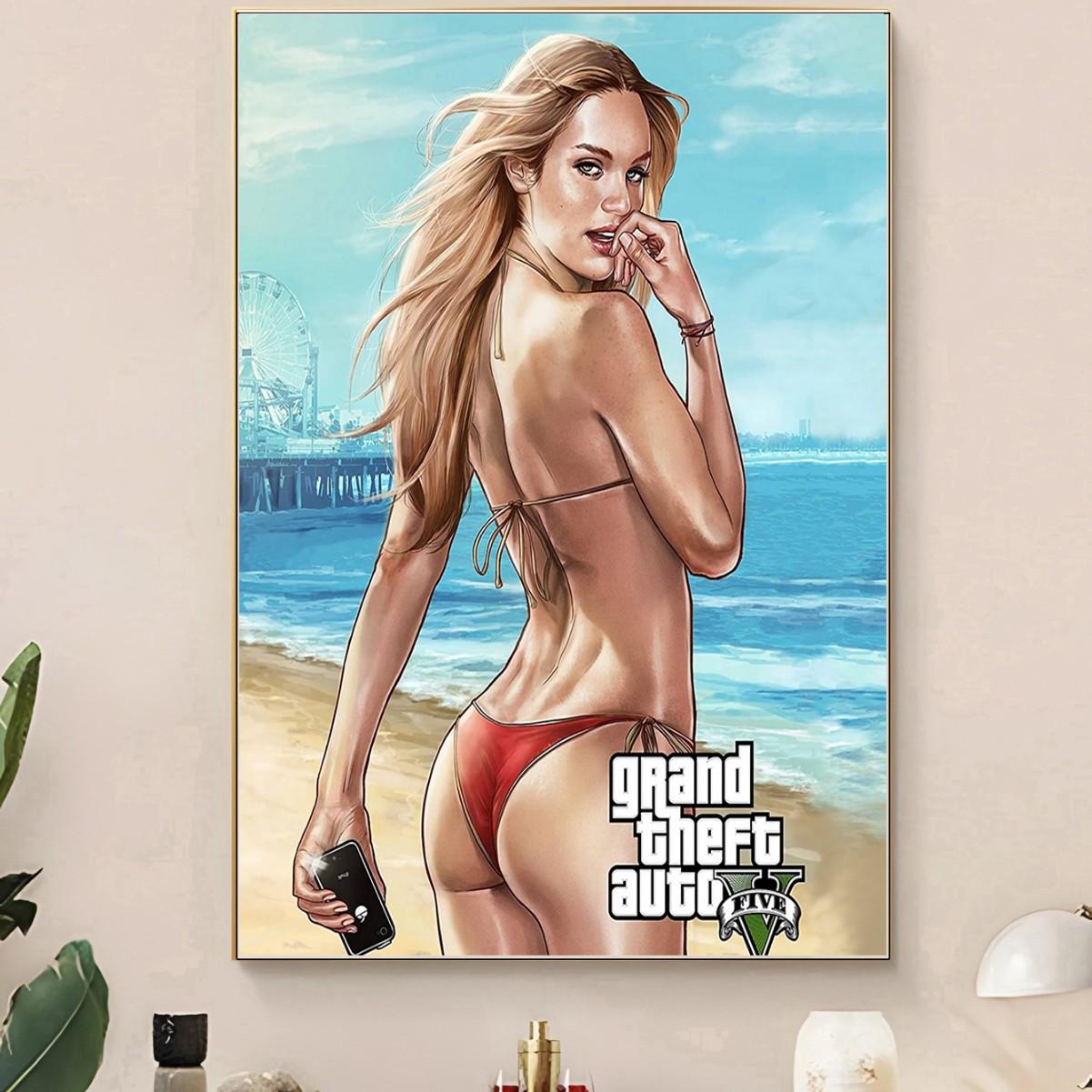 Framed Canvas Wall Art: Beautiful Woman Movie Poster for Living Room or Bedroom Decor. 40*60 cm Canvas
Framed Canvas Wall Art: Beautiful Woman Movie Poster for Living Room or Bedroom Decor. 40*60 cm Canvas