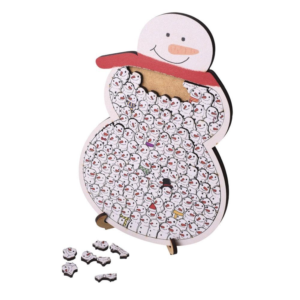 Snowman Raccoon-shaped Jigsaw Brain Burning Unique Irregular Puzzle Birthday Xmas Gifts Style D
Snowman Raccoon-shaped Jigsaw Brain Burning Unique Irregular Puzzle Birthday Xmas Gifts Style D