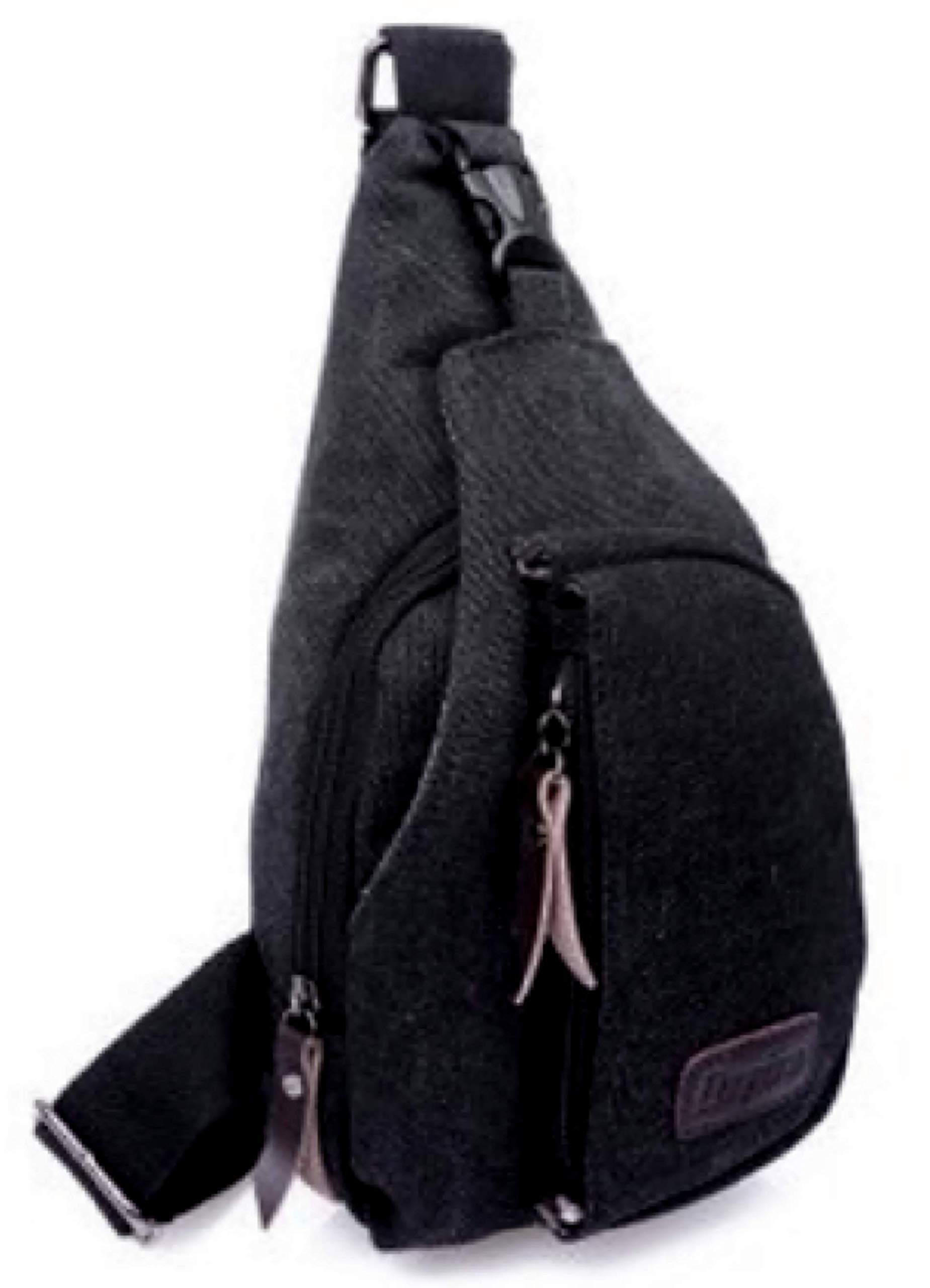 Donalee Women s Canvas Body BagShoulder Bag with Zipper (Black)
Donalee Women s Canvas Body BagShoulder Bag with Zipper (Black)
