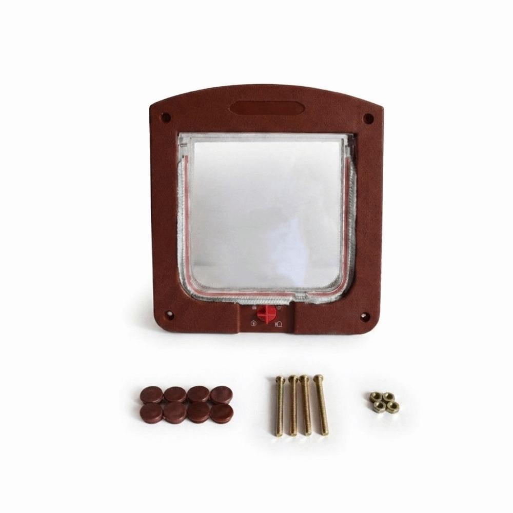 4 Way Locking Dog Flap Door Turn Knob Pet Safety Door Easy Installation Pet Gate Door Patio Door кофейный
4 Way Locking Dog Flap Door Turn Knob Pet Safety Door Easy Installation Pet Gate Door Patio Door кофейный