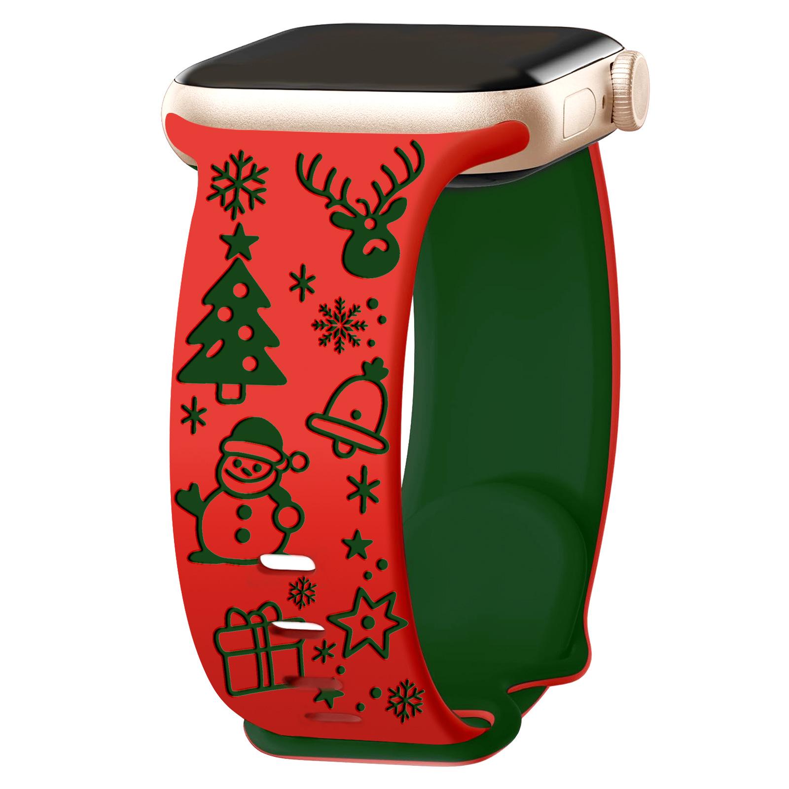 3D Laser Engraved Santa Claus Strap for Apple Watch 38/40/41mm
3D Laser Engraved Santa Claus Strap for Apple Watch 38/40/41mm