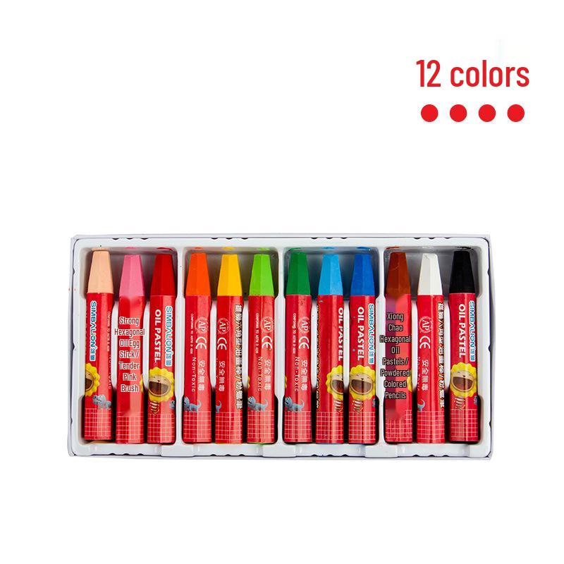 Lion Hexagonal Oil Pastels Set - 12/36/48 Colors for Kids, School Students, Kindergarten, Soft Crayons for Coloring & Painting
Lion Hexagonal Oil Pastels Set - 12/36/48 Colors for Kids, School Students, Kindergarten, Soft Crayons for Coloring & Painting
