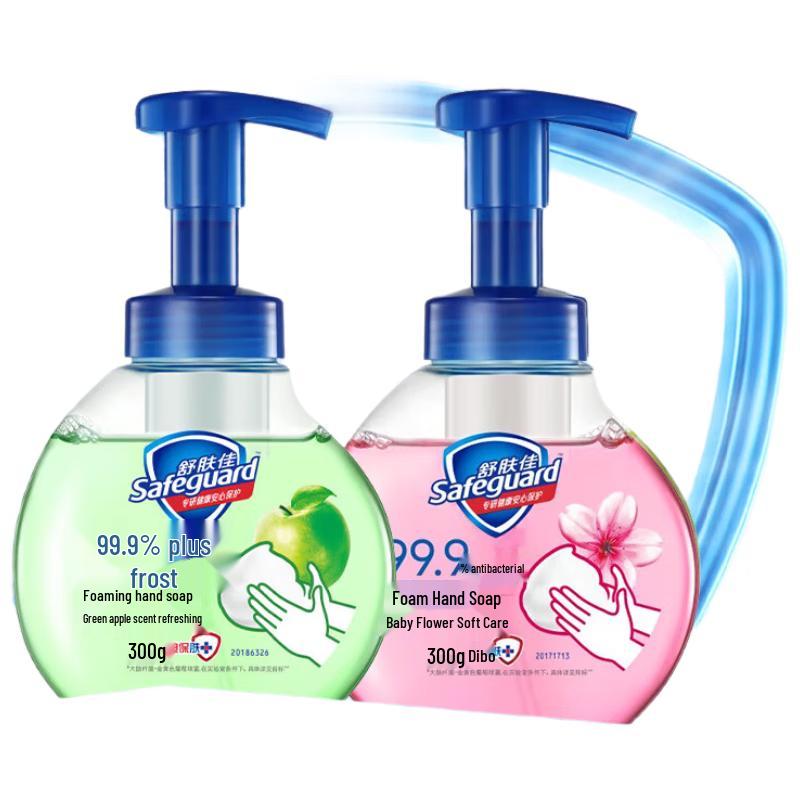 Safeguard Antibacterial Foaming Hand Wash - Apple & Cherry Blossom
Safeguard Antibacterial Foaming Hand Wash - Apple & Cherry Blossom