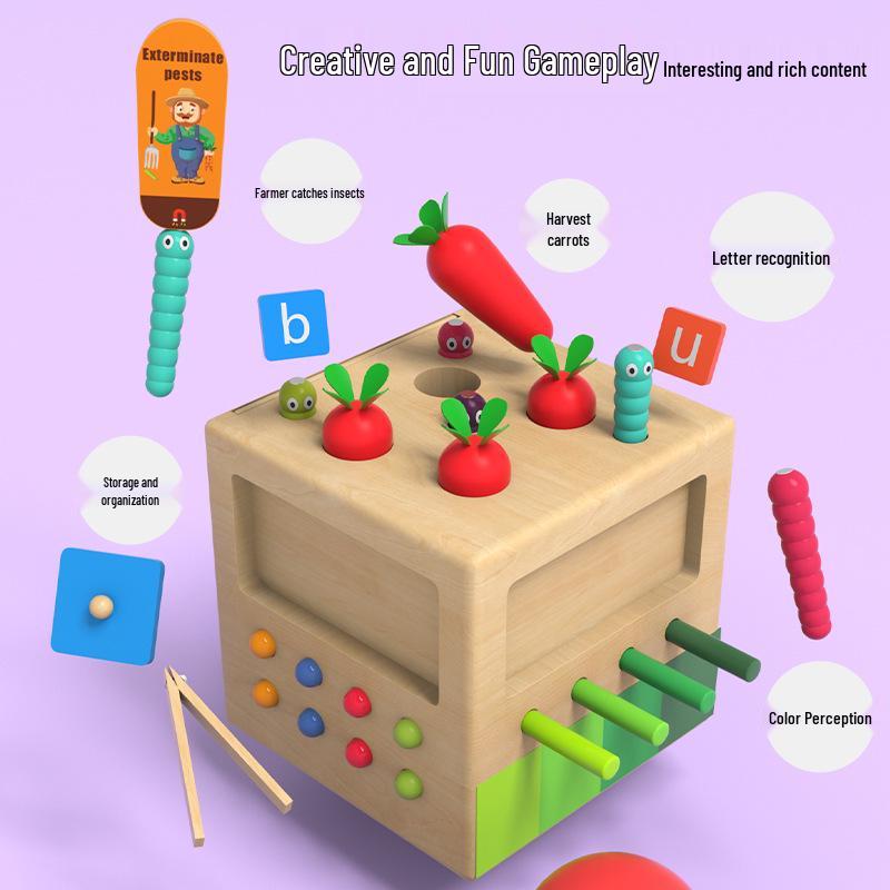 Montessori Educational Toys: Shape Matching & Color Recognition for Hand-Eye Coordination
Montessori Educational Toys: Shape Matching & Color Recognition for Hand-Eye Coordination