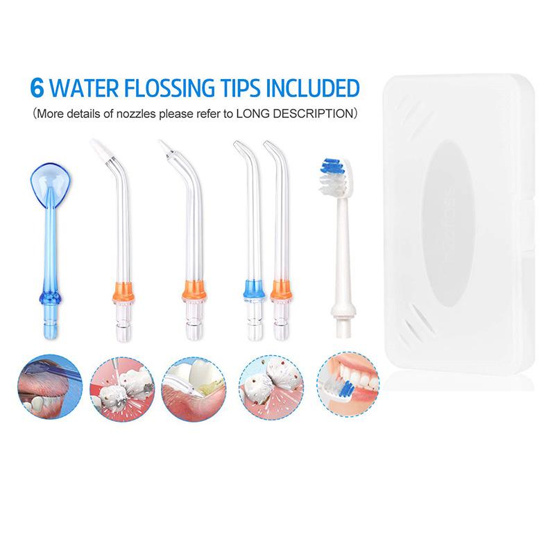Kinsei Beauty Oral Irrigator Portable Water Dental Flosser Аксесуари Water Jet 6 Jet Tips
Kinsei Beauty Oral Irrigator Portable Water Dental Flosser Аксесуари Water Jet 6 Jet Tips