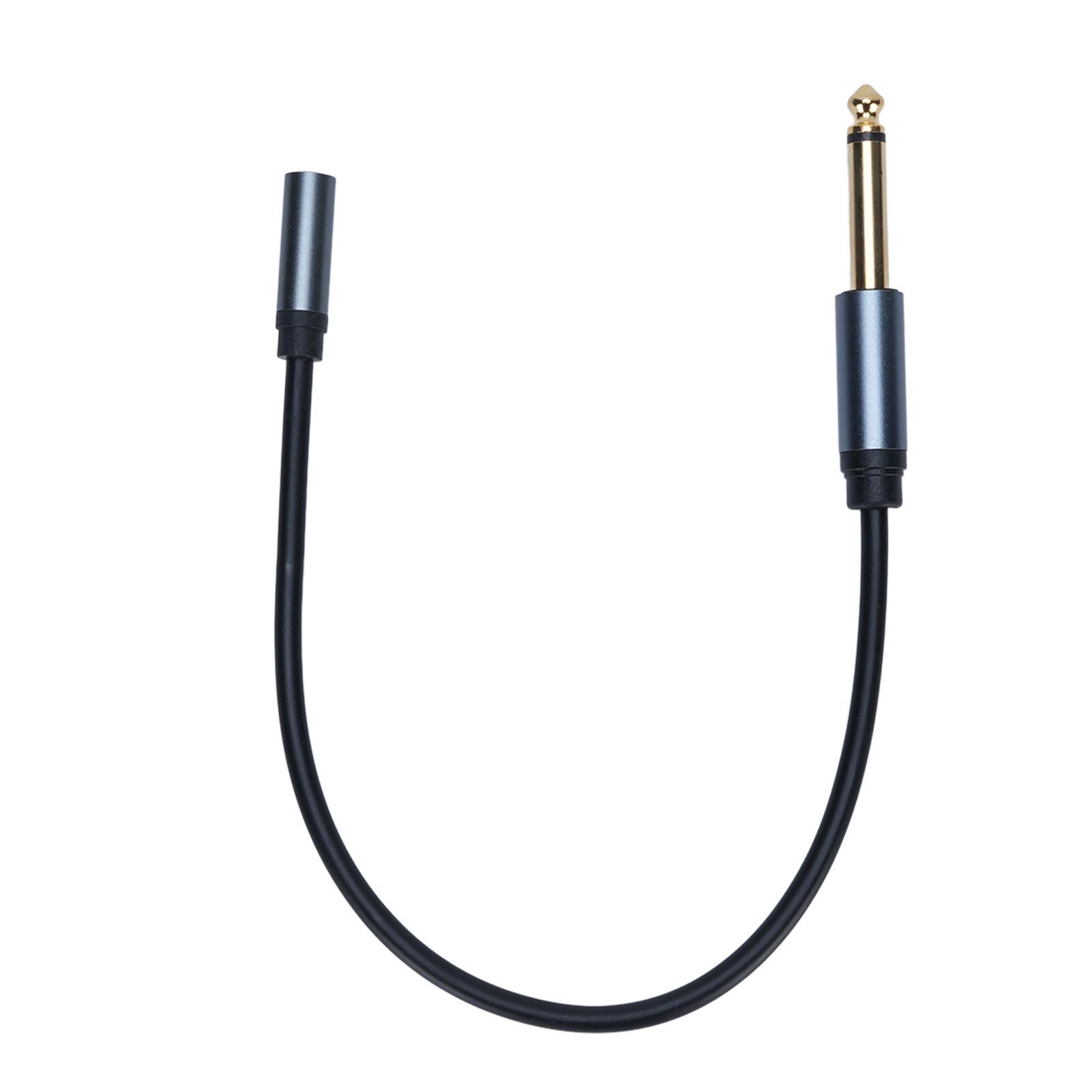 14 to 3.5mm Headphone Adapter Cable Mono 6.35mm Male to 18 Female Stereo Jack Sound Cable
14 to 3.5mm Headphone Adapter Cable Mono 6.35mm Male to 18 Female Stereo Jack Sound Cable