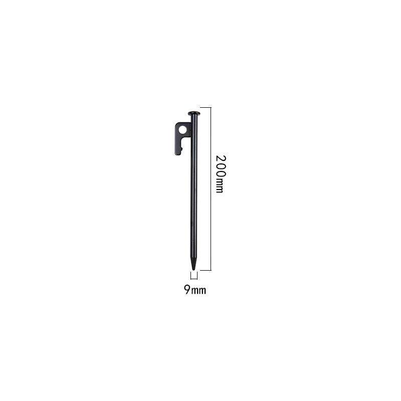 Outdoor Heavy-Duty Carbon Steel Tent Pegs 20cm (10-Pack)
Outdoor Heavy-Duty Carbon Steel Tent Pegs 20cm (10-Pack)