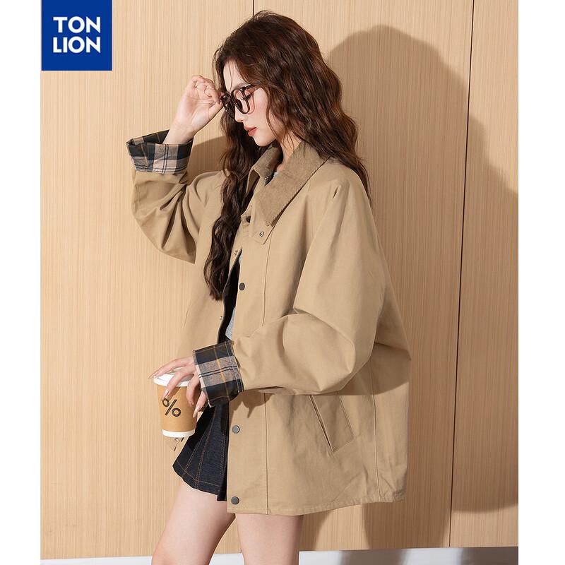 TonLion Women s Lapel Jacket L
TonLion Women s Lapel Jacket L