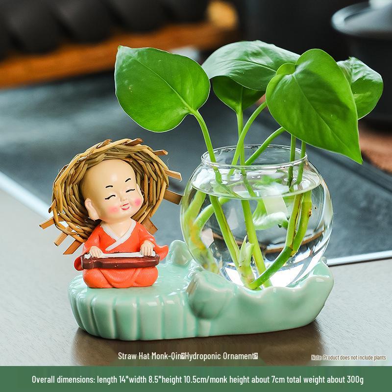 Очаровательная керамическая ваза в виде монаха - Декор для цветочной композиции для дома или офиса
Очаровательная керамическая ваза в виде монаха - Декор для цветочной композиции для дома или офиса