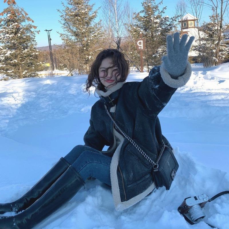 Інтегроване хутряне пальто з імітації вовни ягняти Жіноче осінньо-зимове пальто з імітації оленячої шкіри, флісова мотоциклетна куртка, пальто, жіночий одяг L suggestion within 150
Інтегроване хутряне пальто з імітації вовни ягняти Жіноче осінньо-зимове пальто з імітації оленячої шкіри, флісова мотоциклетна куртка, пальто, жіночий одяг L suggestion within 150