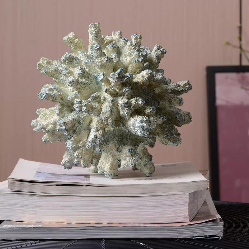 European-style Marine Coral Ornaments Resin Crafts Coral Sculpture Living Room Office Bookcase Art Ornaments Home Decoration New
European-style Marine Coral Ornaments Resin Crafts Coral Sculpture Living Room Office Bookcase Art Ornaments Home Decoration New