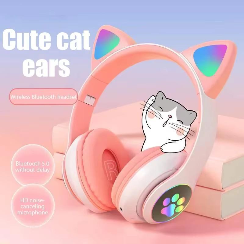 Беспроводные наушники кошачьи ушки Bluetooth наушники стерео музыка спортивная игровая гарнитура с микрофоном фиолетовый
Беспроводные наушники кошачьи ушки Bluetooth наушники стерео музыка спортивная игровая гарнитура с микрофоном фиолетовый