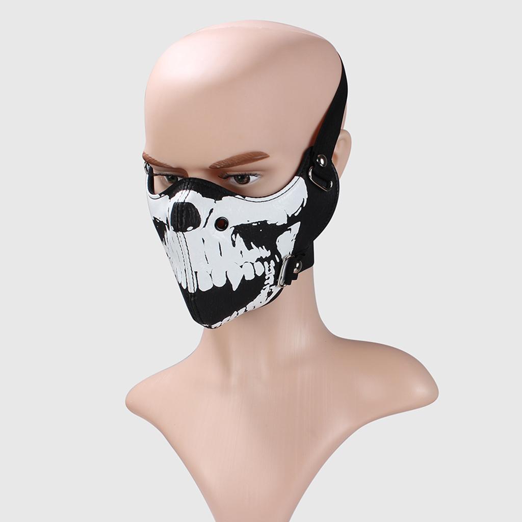 Punk Rock Skeleton Eye Mask PU Leather Full Face Mask for Halloween Party Festival Costume
Punk Rock Skeleton Eye Mask PU Leather Full Face Mask for Halloween Party Festival Costume