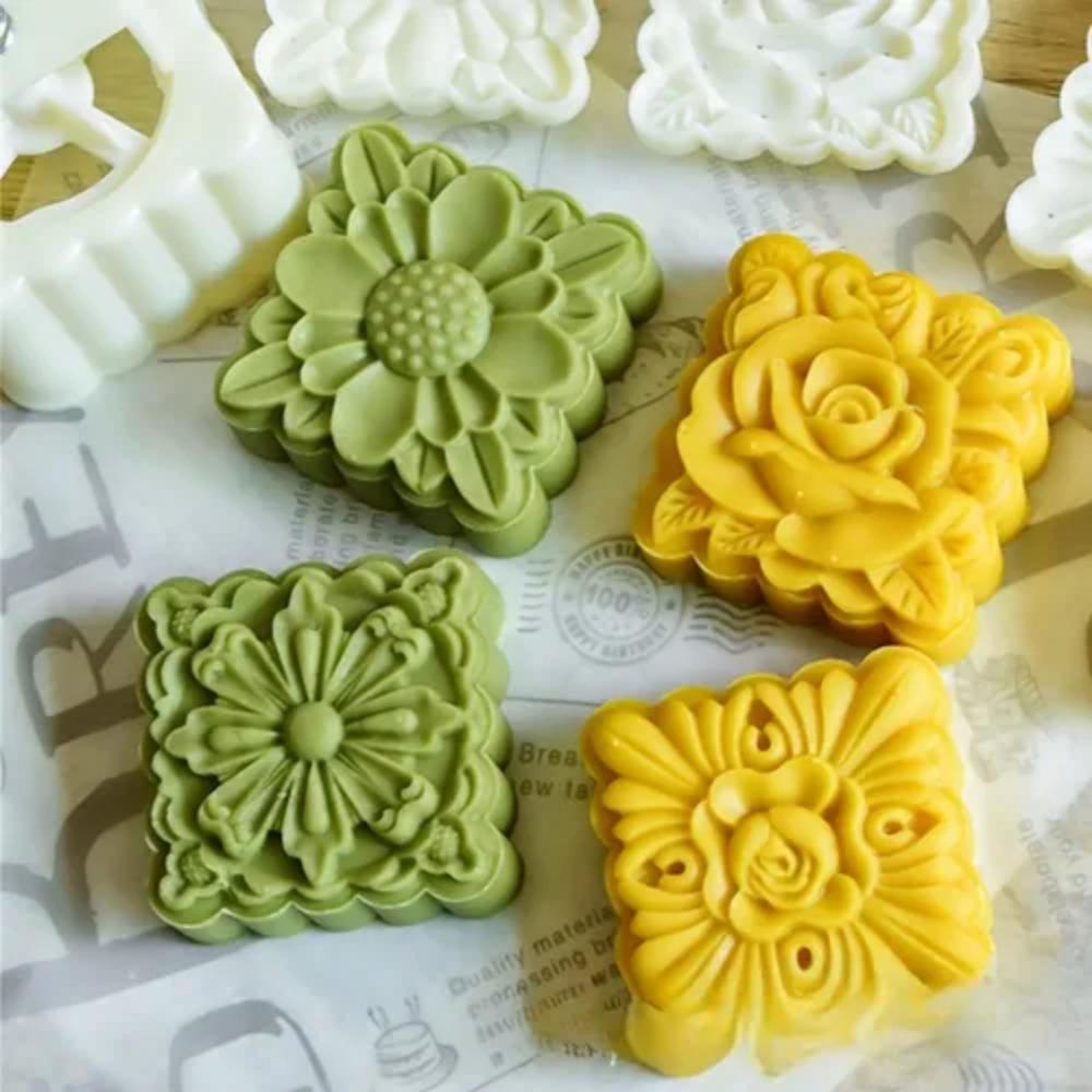 Plastic Pastry Mould 75g Moon Cake Mold Square Pressed Cookie Stamp Chinese Dessert Cake
Plastic Pastry Mould 75g Moon Cake Mold Square Pressed Cookie Stamp Chinese Dessert Cake