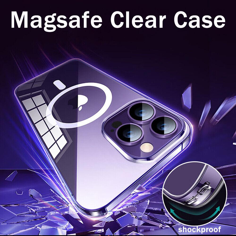 Прозрачный противоударный чехол для IPhone 14 Pro Max 13 12 11, магнитный тонкий защитный чехол Magsafe
Прозрачный противоударный чехол для IPhone 14 Pro Max 13 12 11, магнитный тонкий защитный чехол Magsafe