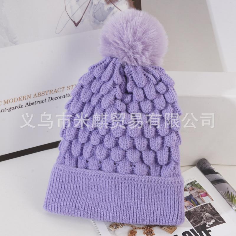 Hat Women s New Fish Scale Knitted Korean Edition Trendy Cross Border Cashmere Warm Windproof Fashion фіолетовий
Hat Women s New Fish Scale Knitted Korean Edition Trendy Cross Border Cashmere Warm Windproof Fashion фіолетовий