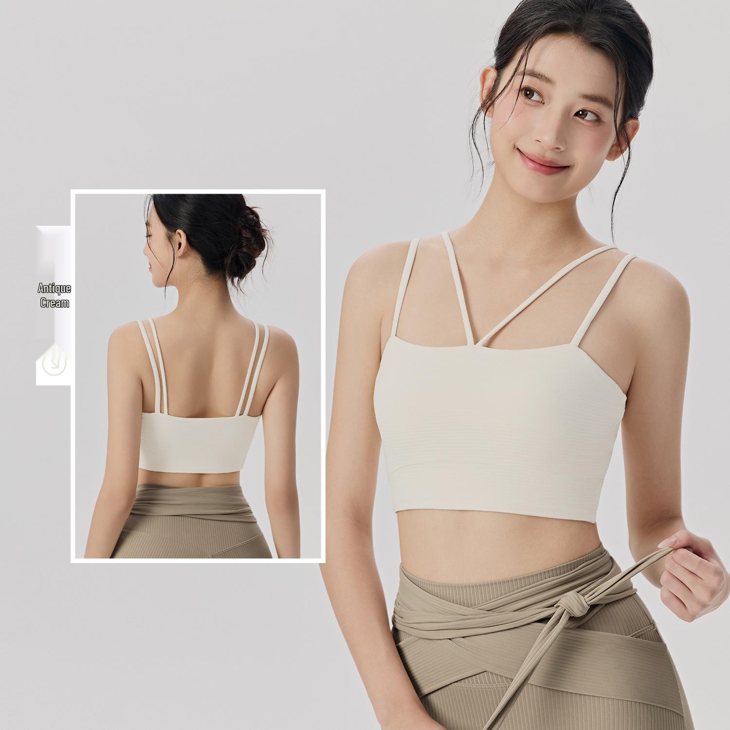 Women s Shock-Absorbing Sports Bra with Double Straps, Fixed Pads, Stylish Back Design, and Inner Layer Vest for Yoga & Fitness L
Women s Shock-Absorbing Sports Bra with Double Straps, Fixed Pads, Stylish Back Design, and Inner Layer Vest for Yoga & Fitness L