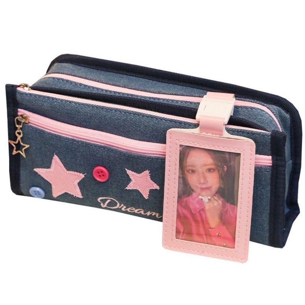 Large-capacity Denim Pencil Case Y2K Vintage Zipper Pen Pouch Stationery Bag Girls Women
Large-capacity Denim Pencil Case Y2K Vintage Zipper Pen Pouch Stationery Bag Girls Women
