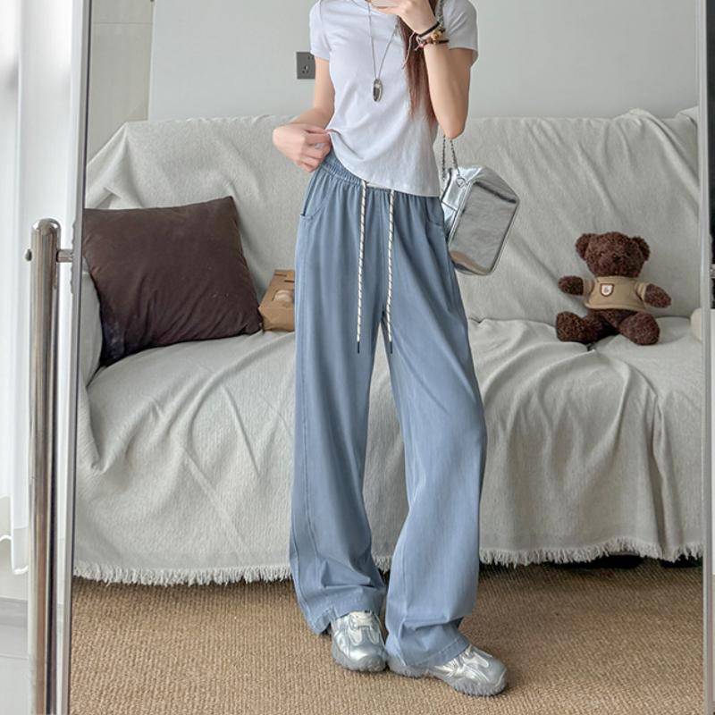 Light Blue Tiny Draped Wide-leg Jeans for Women In Spring and Summer New High-waist Loose Slimming Straight-leg Mopping Pants M
Light Blue Tiny Draped Wide-leg Jeans for Women In Spring and Summer New High-waist Loose Slimming Straight-leg Mopping Pants M