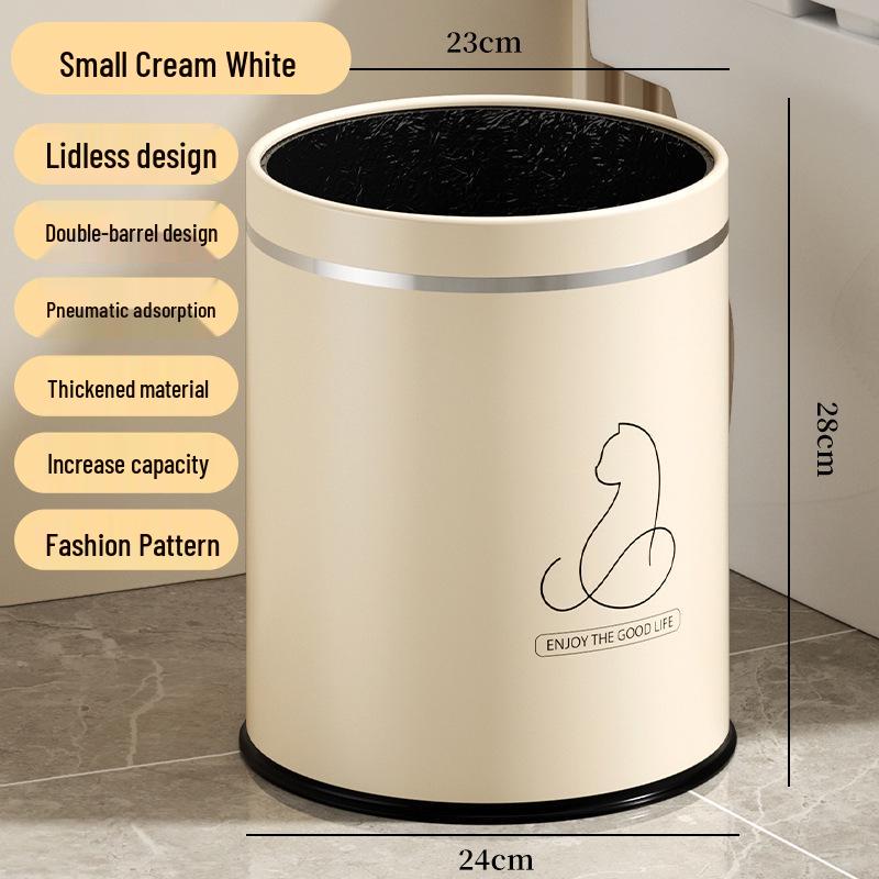 Большое бытовое мусорное ведро для туалета, кухни, спальни, ванной комнаты, общежития и гостиной - Современный минималистичный стиль 16L
Большое бытовое мусорное ведро для туалета, кухни, спальни, ванной комнаты, общежития и гостиной - Современный минималистичный стиль 16L