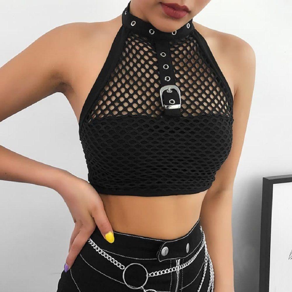 New Clubwear With Necklace Sleeveless Party Punk Crop Top Camisole Top Gothic Cami Choker Halter
New Clubwear With Necklace Sleeveless Party Punk Crop Top Camisole Top Gothic Cami Choker Halter