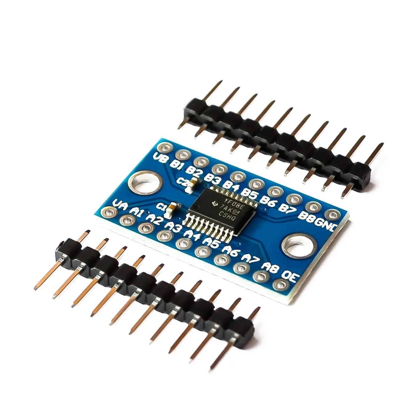 TXS0108E 8 Channel Logic Level Converter Module Bi-Directional High Speed Full Duplex Shifter 3.3V 5V for Arduino Raspberry Pi 1PCS
TXS0108E 8 Channel Logic Level Converter Module Bi-Directional High Speed Full Duplex Shifter 3.3V 5V for Arduino Raspberry Pi 1PCS