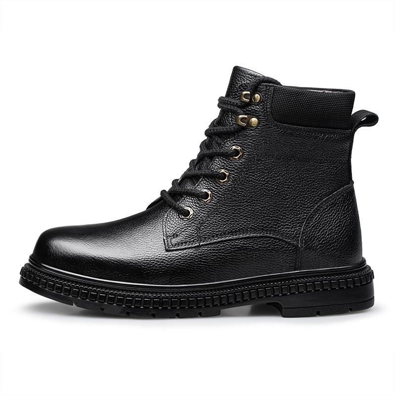 Cross-border large-size Martin boots British style high-top tooling boots men s shoes autumn and winter cotton lace-up round head platform boots 36
Cross-border large-size Martin boots British style high-top tooling boots men s shoes autumn and winter cotton lace-up round head platform boots 36