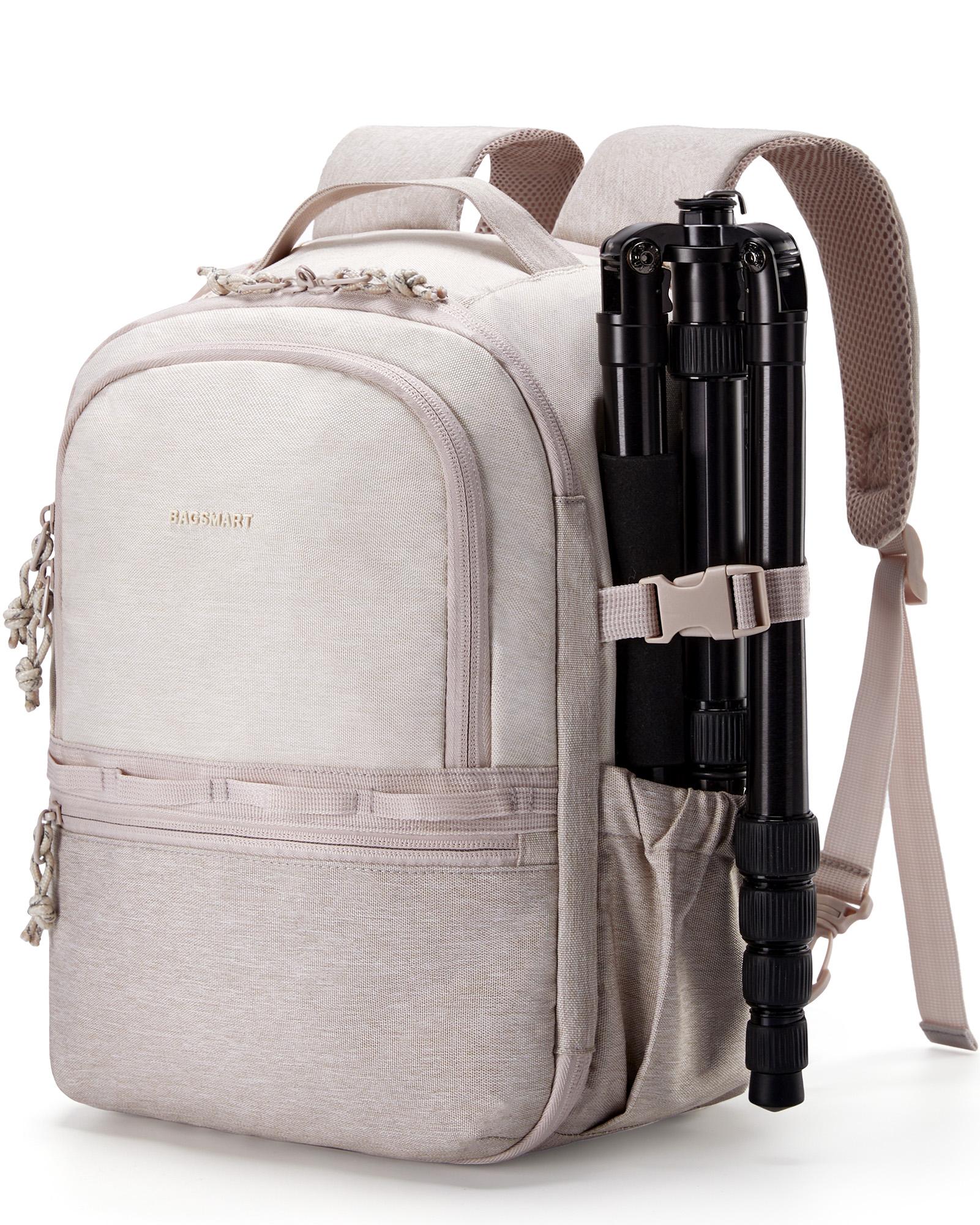 BAGSMART Camera Bag Backpack DSLR SLR Camera Backpacks with Shoulder Strap for Sony Canon Nikon Anti-theft Travel Backpack L25.9W16H36CM бежевый
BAGSMART Camera Bag Backpack DSLR SLR Camera Backpacks with Shoulder Strap for Sony Canon Nikon Anti-theft Travel Backpack L25.9W16H36CM бежевый