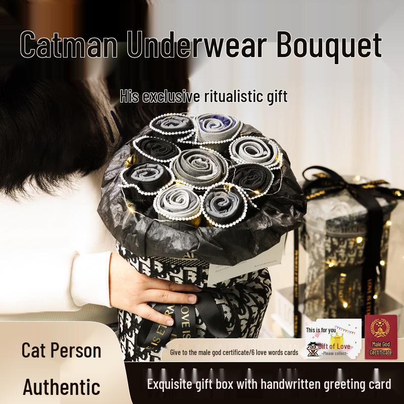 Men s Underwear Bouquet - Surprise Birthday Gift Box for Him L (90-105 jin)
Men s Underwear Bouquet - Surprise Birthday Gift Box for Him L (90-105 jin)