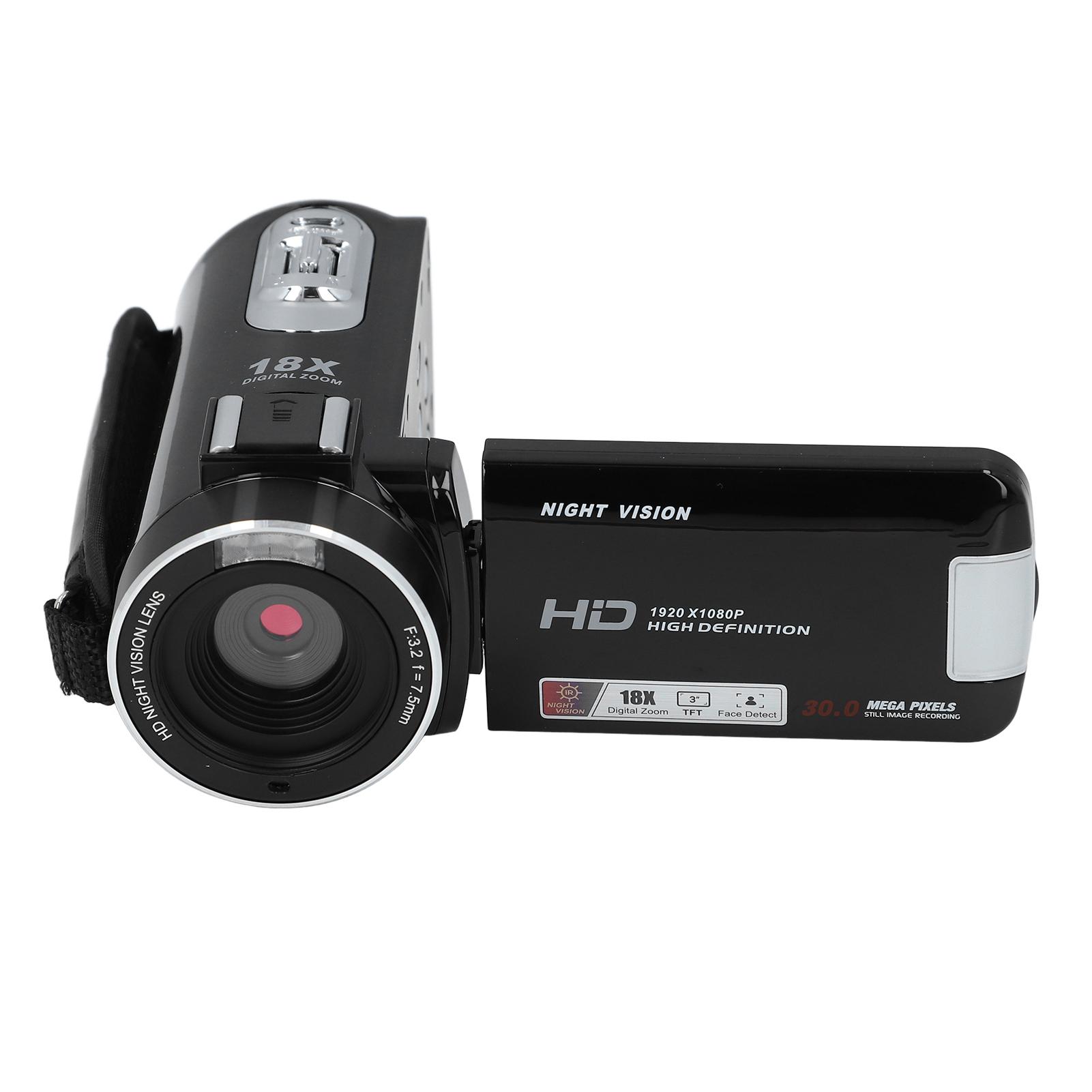 Video Camera Camcorder Digital Camera Recorder Full HD 1080P 30MP 3.0 Inch 270 Degree Rotation LCD 18X Digital Zoom чорний
Video Camera Camcorder Digital Camera Recorder Full HD 1080P 30MP 3.0 Inch 270 Degree Rotation LCD 18X Digital Zoom чорний