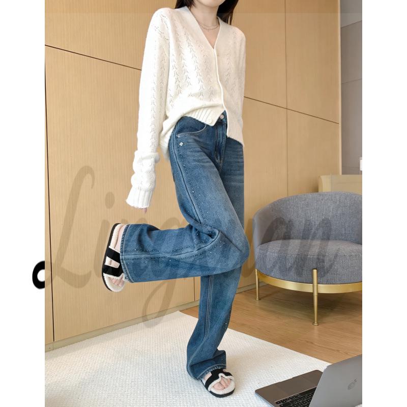 Women s 2026 High Waist Washed Blue Denim Pants: Straight-Leg, Hot Drill, Versatile Korean Style Extra Large
Women s 2026 High Waist Washed Blue Denim Pants: Straight-Leg, Hot Drill, Versatile Korean Style Extra Large
