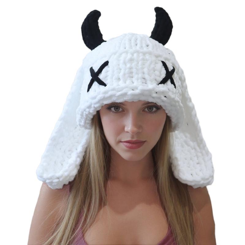 Funny Devil Horns And Rabbit Ears Soft Hat For Christmas Halloween Cosplay Costume Party белый
Funny Devil Horns And Rabbit Ears Soft Hat For Christmas Halloween Cosplay Costume Party белый