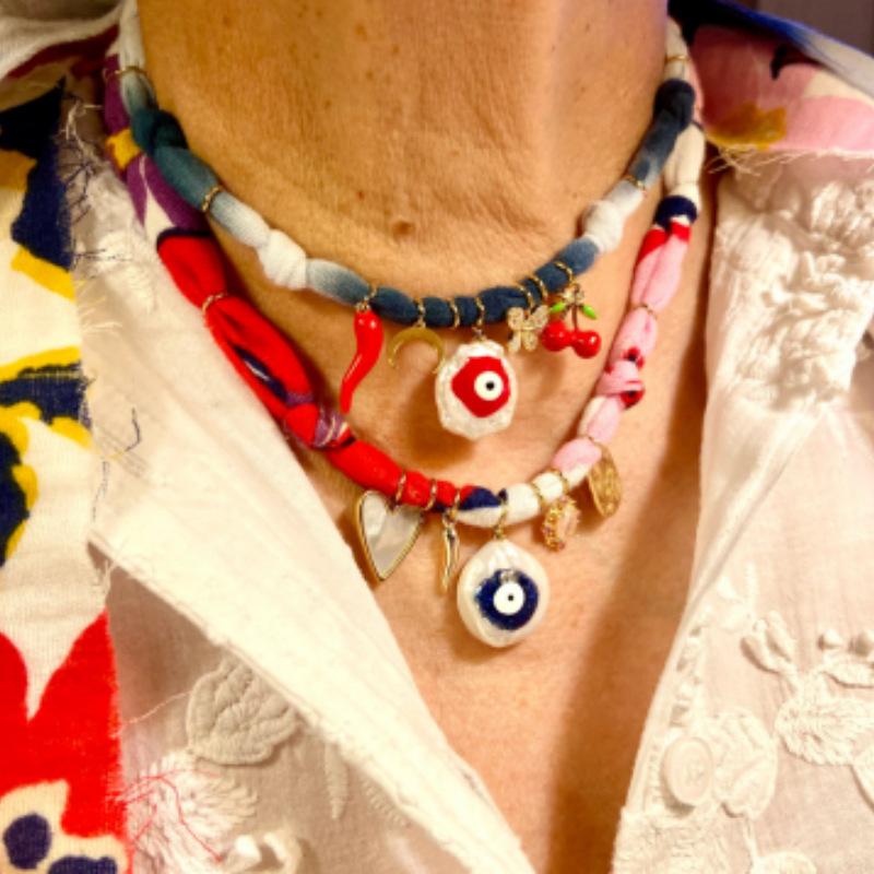 Versatile Style Silk Scarf Necklace Sweet And Fresh Holiday Style Star Pendant Necklace Female
Versatile Style Silk Scarf Necklace Sweet And Fresh Holiday Style Star Pendant Necklace Female