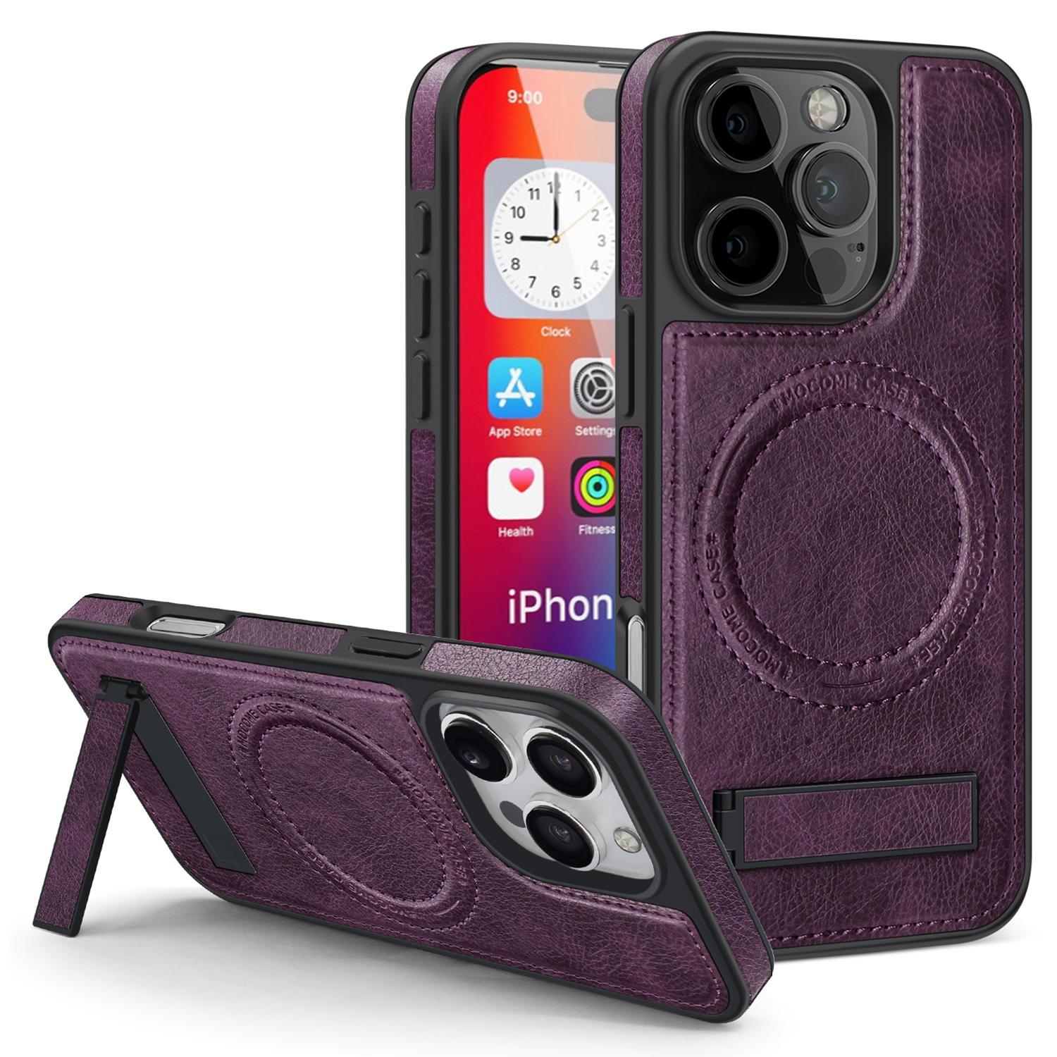 For iPhone 16 Pro Case Compatible with MagSafe with Folded Kickstand PC Silicone Leather Phone Back Cover A
For iPhone 16 Pro Case Compatible with MagSafe with Folded Kickstand PC Silicone Leather Phone Back Cover A