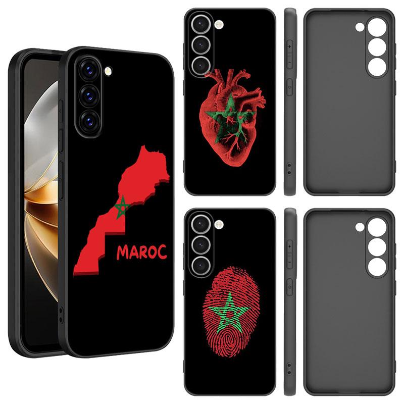 Morocco Flag Black Silicone Phone Case For Samsung Galaxy S23 S21 S20 FE S24 S22 Ultra S10E S10 S9 S8 Plus Samsung S21 Plus
Morocco Flag Black Silicone Phone Case For Samsung Galaxy S23 S21 S20 FE S24 S22 Ultra S10E S10 S9 S8 Plus Samsung S21 Plus