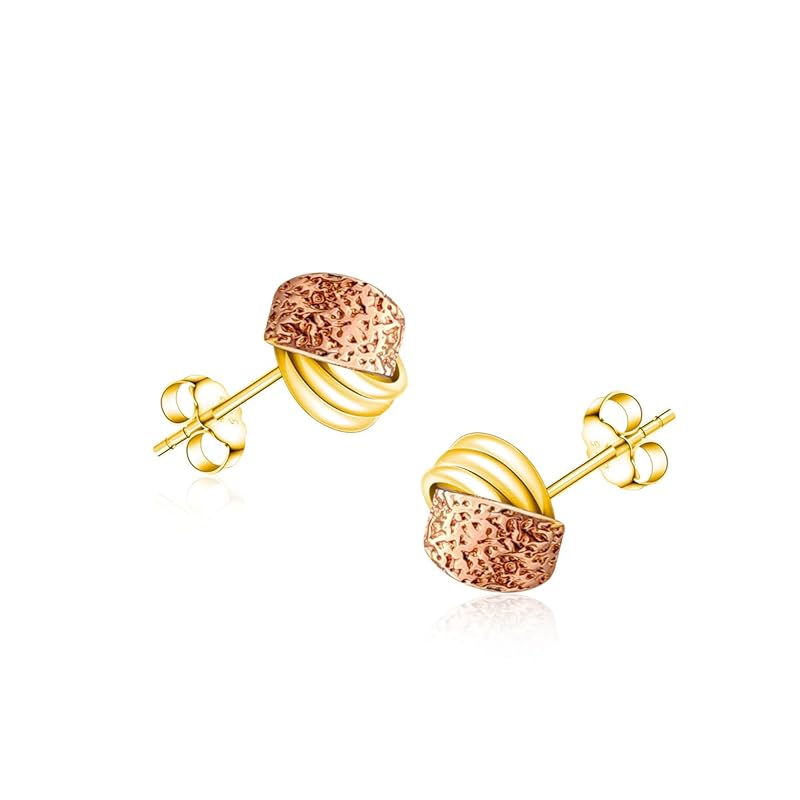 Naniwaai earrings ladies two tone color hoop earrings silver 925 Compatible with metal allergies couple geometry first small accessories present
Naniwaai earrings ladies two tone color hoop earrings silver 925 Compatible with metal allergies couple geometry first small accessories present