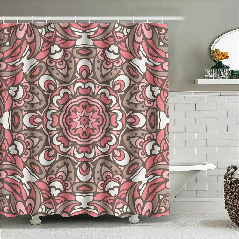 Deluxe Floral Shower Curtain Bathroom Decorations Waterproof Fabric Pink Grey White 207 X 183 Cm Unique Home Decoration Gift Ide W60H190(CM)-1 Pcs
Deluxe Floral Shower Curtain Bathroom Decorations Waterproof Fabric Pink Grey White 207 X 183 Cm Unique Home Decoration Gift Ide W60H190(CM)-1 Pcs