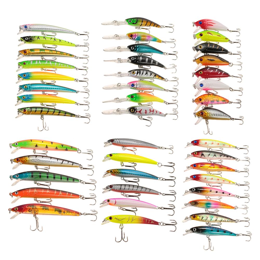 43pcs Assorted Size Minnow Fly Fishing Lures Pencil Popper Crankbaits Carp Fishing r Suspending Artificial Hard Baits Kit Fishing Accessories Sw
43pcs Assorted Size Minnow Fly Fishing Lures Pencil Popper Crankbaits Carp Fishing r Suspending Artificial Hard Baits Kit Fishing Accessories Sw