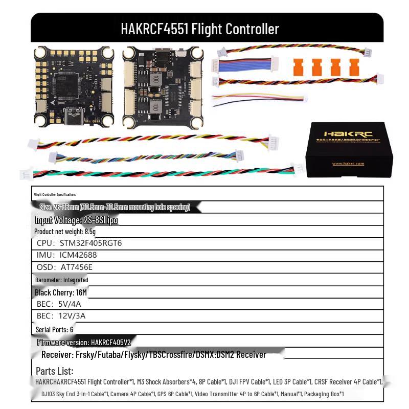 HAKRC FPV Drone Flight Controller N/A
HAKRC FPV Drone Flight Controller N/A