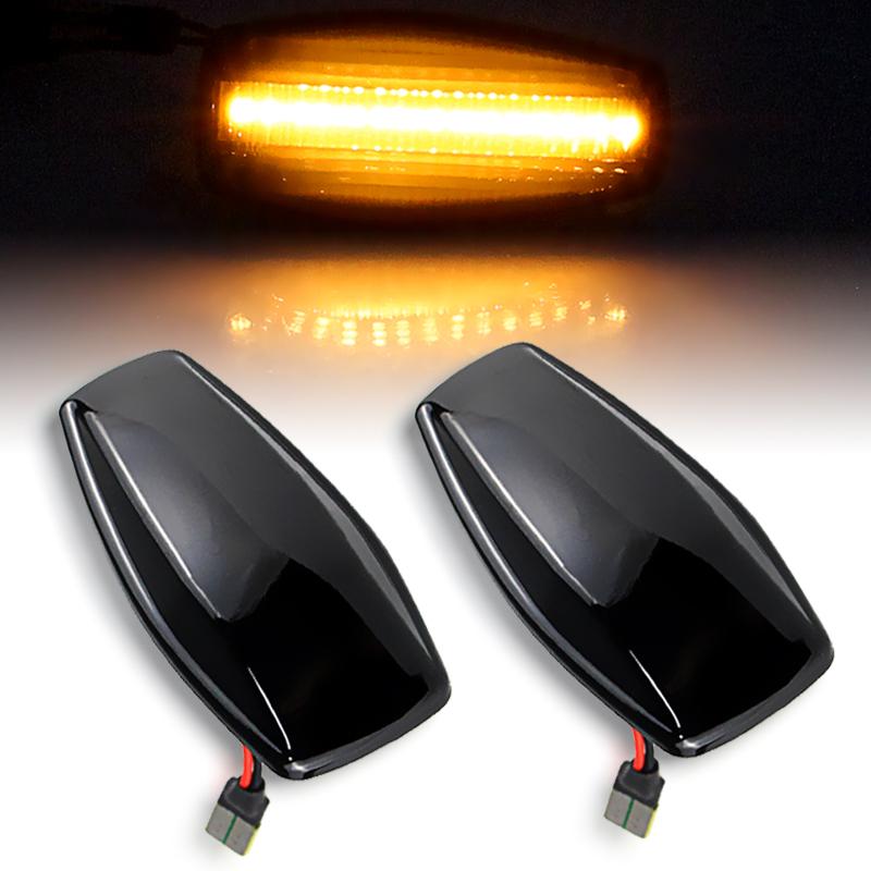 2pcs 12V Sequential Dynamic LED Side Markers - Turn Signal Light for Hyundai Accent Tucson Sonata Elantra Matrix Terracan Getz
2pcs 12V Sequential Dynamic LED Side Markers - Turn Signal Light for Hyundai Accent Tucson Sonata Elantra Matrix Terracan Getz