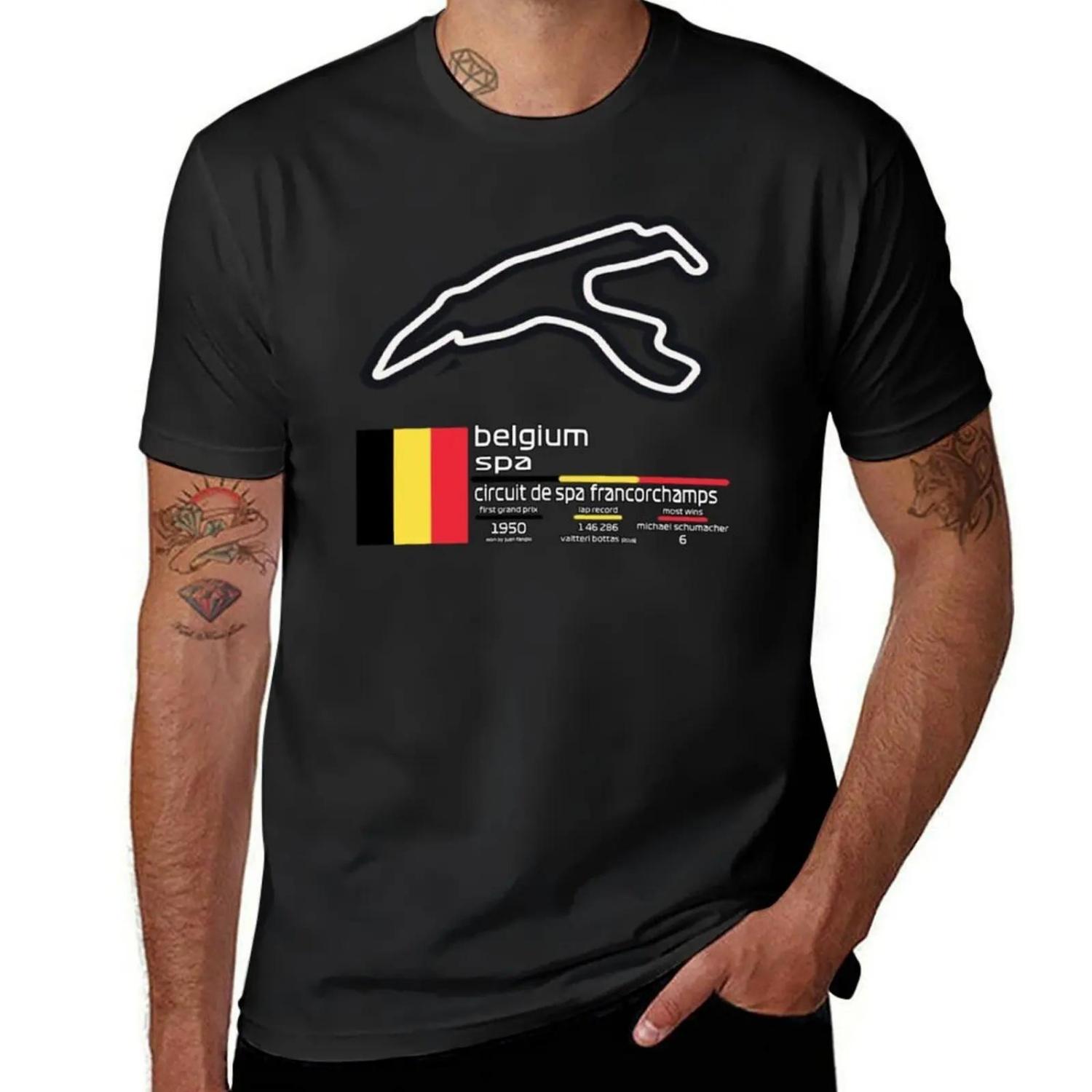 Футболка с графическим принтом Circuit De Spa-Francorchamps F1 Records Винтажная кастомная футболка Мужская одежда Футболки для мужчин S чёрный
Футболка с графическим принтом Circuit De Spa-Francorchamps F1 Records Винтажная кастомная футболка Мужская одежда Футболки для мужчин S чёрный