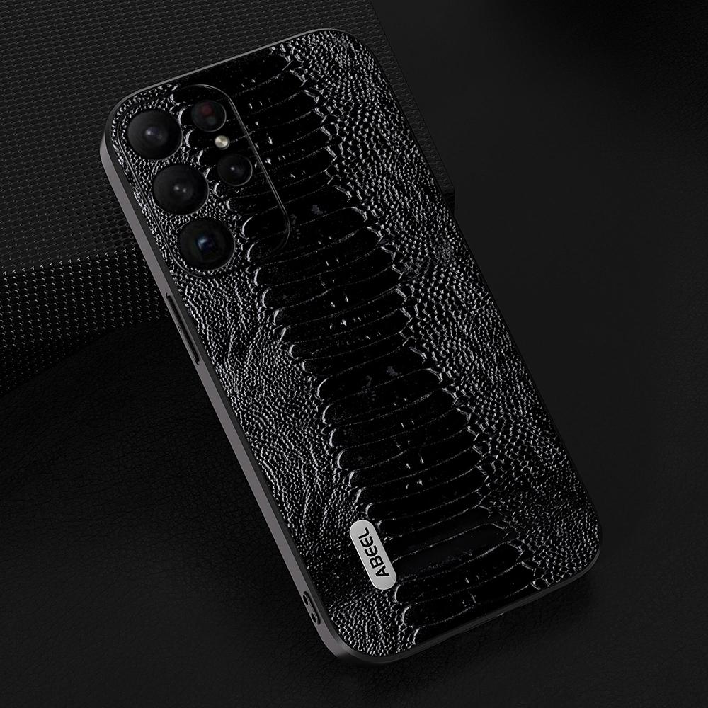 ABEEL For Samsung Galaxy S24 Ultra Crocodile Texture Case Genuine Cow Leather Slim Back Cover Black
ABEEL For Samsung Galaxy S24 Ultra Crocodile Texture Case Genuine Cow Leather Slim Back Cover Black