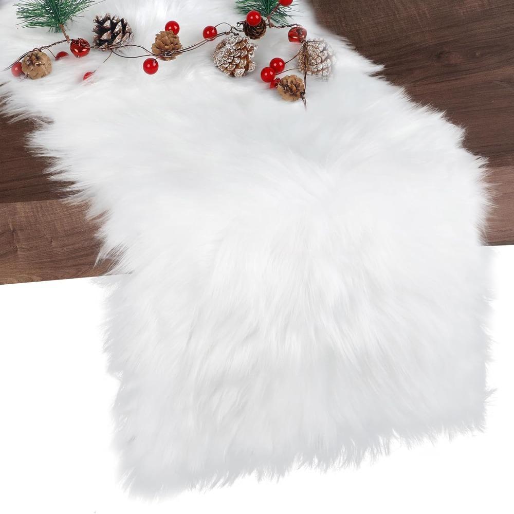 Soft Shaggy Holiday White Table Runner Festival Theme Christmas Table Runner Bed 183x37cm
Soft Shaggy Holiday White Table Runner Festival Theme Christmas Table Runner Bed 183x37cm