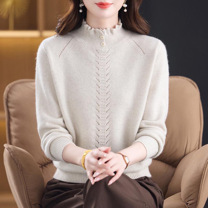 Women s Wool Sweater: Autumn/Winter, High Neck, Warm, Loose Fit, Perfect for Middle-Aged and Seniors 4XL (150-165jin) бежевый
Women s Wool Sweater: Autumn/Winter, High Neck, Warm, Loose Fit, Perfect for Middle-Aged and Seniors 4XL (150-165jin) бежевый