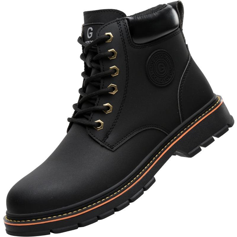 high-top Work Boots For Men Anti-smash Anti-puncture Work Shoes with Steel Toe leather safety shoes men for work waterproof shoe 37
high-top Work Boots For Men Anti-smash Anti-puncture Work Shoes with Steel Toe leather safety shoes men for work waterproof shoe 37