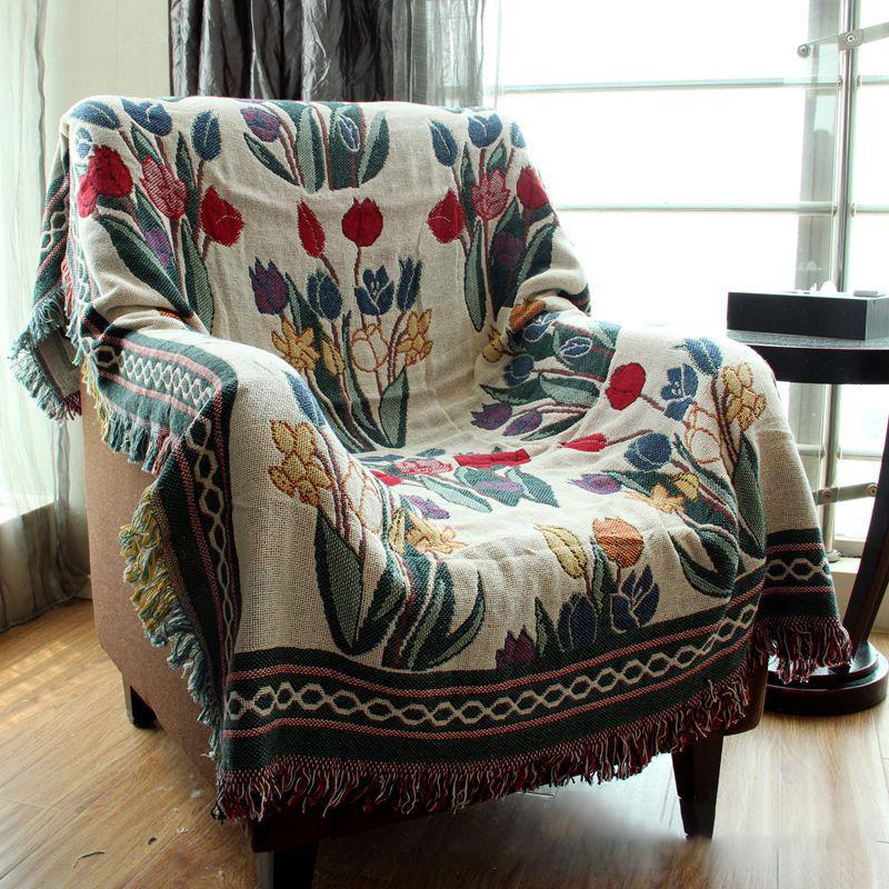 Tulip Flowers Blanket Vintage Throw Sofa Covers Knitted Bedspread Floral Europe Style Outdoor Camping Travel Blankets cobija 130x180cm
Tulip Flowers Blanket Vintage Throw Sofa Covers Knitted Bedspread Floral Europe Style Outdoor Camping Travel Blankets cobija 130x180cm