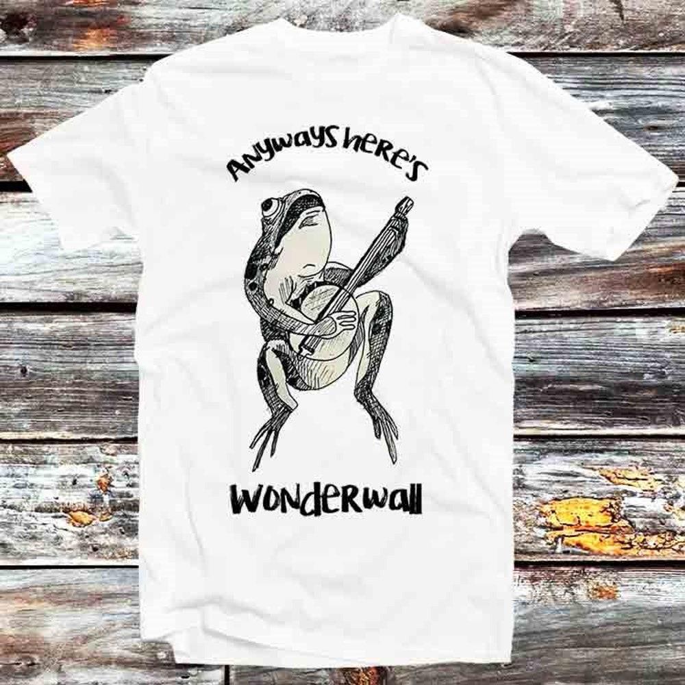 230GSM 100% Cotton T-Shirt Frog Star Anyways Here s Wonderwall Playing Banjo T Shirt Vintage Retro Cool Gift Mens Womens Unisex Cartoon Anime Top Tee
230GSM 100% Cotton T-Shirt Frog Star Anyways Here s Wonderwall Playing Banjo T Shirt Vintage Retro Cool Gift Mens Womens Unisex Cartoon Anime Top Tee